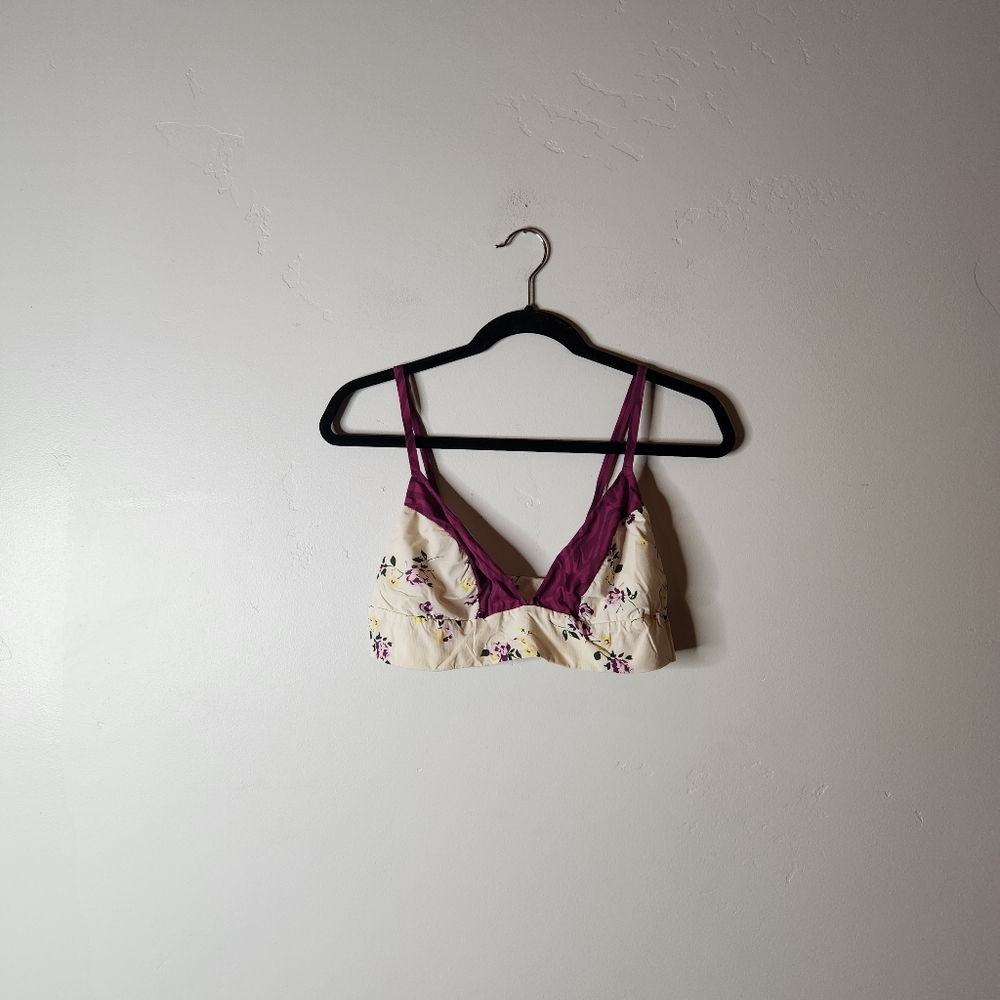 Stance Floral Triangle Bra Size Large - Picture 3 of 8